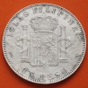 @RARA - ISLAS FILIPINAS@ ESPAÑA Rey ALFONSO XIII 1 PESO 1897 SGV KM.154 MONEDA DE PLATA (DURO) Spain silver coin 5 PESETAS 1897