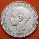 @RARA - ISLAS FILIPINAS@ ESPAÑA Rey ALFONSO XIII 1 PESO 1897 SGV KM.154 MONEDA DE PLATA (DURO) Spain silver coin 5 PESETAS 1897