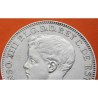 @RARA - ISLAS FILIPINAS@ ESPAÑA Rey ALFONSO XIII 1 PESO 1897 SGV KM.154 MONEDA DE PLATA (DURO) Spain silver coin 5 PESETAS 1897