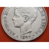@RARA - ISLAS FILIPINAS@ ESPAÑA Rey ALFONSO XIII 1 PESO 1897 SGV KM.154 MONEDA DE PLATA (DURO) Spain silver coin 5 PESETAS 1897