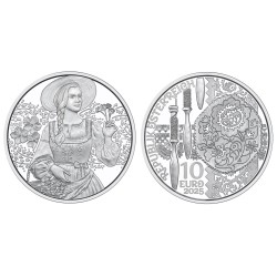 . 1 aaaaaacoin @PLATA BLISTER@ AUSTRIA 10 EUROS 2025 LINO DIRNDL Serie TRAJES TRADICIONALES 1ª MONEDA SIN CIRCULAR