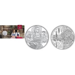 . 1 aaaaaacoin @PLATA BLISTER@ AUSTRIA 10 EUROS 2025 LINO DIRNDL Serie TRAJES TRADICIONALES 1ª MONEDA SIN CIRCULAR