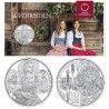 . 1 aaaaaacoin @PLATA BLISTER@ AUSTRIA 10 EUROS 2025 LINO DIRNDL Serie TRAJES TRADICIONALES 1ª MONEDA SIN CIRCULAR