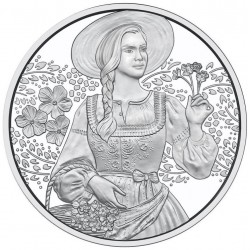 . 1 aaaaacoin @BLISTER - PLATA@ AUSTRIA 10 EUROS 2025 LINO DIRNDL Serie TRAJES TRADICIONALES 1ª MONEDA SIN CIRCULAR