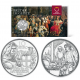 . 5ª moneda x AUSTRIA 10 EUROS 2021 CABALLERO ORDEN TEUTONICA Serie AVENTURA DE CABALLERIA PLATA SC en COINCARD BROTHERHOOD