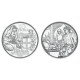 . 5ª moneda x AUSTRIA 10 EUROS 2021 CABALLERO ORDEN TEUTONICA Serie AVENTURA DE CABALLERIA PLATA SC en COINCARD BROTHERHOOD