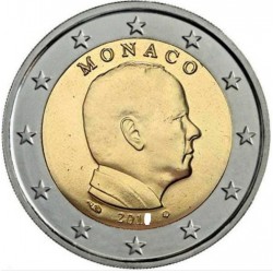 . @ESCASA@ MONACO 2 EUROS 2012 REY ALBERTO II SC MONEDA NO CONMEMORATIVA Tipo CIRCULANTE