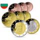 1⁰ Año de Emisión x BULGARIA MONEDAS EURO 2026 SC 1+2+5+10+20+50 Céntimos + 1 EURO + 2 EUROS 2026