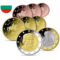 . 1 aaaaaaaaaaaaacoin @14/ENERO Envío@ BULGARIA MONEDAS EURO 2026 SC 1+2+5+10+20+50 Céntimos + 1 EURO + 2 EUROS 2026