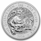 . @14/ENERO Envío@ INGLATERRA 5 LIBRAS 2026 THE QUEEN'S LION Tudor Beasts MONEDA DE PLATA 2 ONZAS Oz LEÓN 1 cápsula