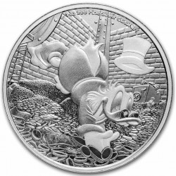 . @ENVÍO HOY@ NIUE 2 DOLARES 2025 EL TIO GILITO SCROOGE McDUCK Serie DISNEY MONEDA DE PLATA capsula OZ 1 ONZA 2026