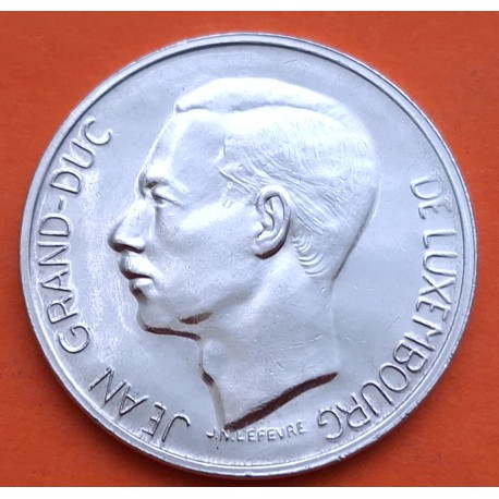LUXEMBURGO 10 FRANCOS 1971 GRAN DUQUE KM.57 MONEDA DE ACERO y NICKEL SC LUXEMBOURG 1 Franc