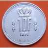 LUXEMBURGO 1 FRANCO 1988 GRAN DUQUE KM.55 MONEDA DE NICKEL SC LUXEMBOURG 1 Franc
