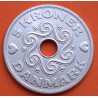 DINAMARCA 5 KRONER 1994 SIGLAS y CORONA KM.869 MONEDA DE NICKEL EBC Denmark coin