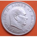 DINAMARCA 5 KRONER 1967 SS REY FREDERIK IX KM.853.1 MONEDA DE NICKEL SC- Denmark 5 Coronas **GRAN TAMAÑO**