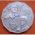 AUSTRALIA 50 CENTAVOS 1998 NAVEGANTES BASS y FLINDERS y REINA ISABEL II KM.364 MONEDA DE NICKEL EBC Half Dollar