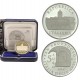 ITALIA 5 EUROS 2014 ABADIA DE SAN FRUTTUOSO Serie DELL ARTI KM.373 MONEDA DE PLATA PROOF ESTUCHE