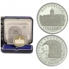 ITALIA 5 EUROS 2014 ABADIA DE SAN FRUTTUOSO Serie DELL ARTI KM.373 MONEDA DE PLATA PROOF ESTUCHE