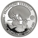 PORTUGAL 8 EUROS 2007 BARTOLOMEU GUSMAO GLOBO AEROSTATICO MONEDA DE PLATA BAJA SC 0,33 ONZAS