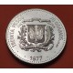 . @2,30 ONZAS@ REPUBLICA DOMINICANA 30 PESOS 1977 BANCO CENTRAL KM.46 MONEDA DE PLATA SC + IMPERFECCIONES Dominican Republic