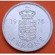 DINAMARCA 1 KRONE 1976 BB REINA MARGARITA II KM.862.2 MONEDA DE NICKEL SC- Denmark 1 Corona