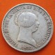 . @RARA@ ESPAÑA Reina ISABEL II 20 REALES 1855 Ceca de SEVILLA KM.593.3 MONEDA DE PLATA ISABEL 2ª POR LA GRACIA DE DIOS (BOTH)