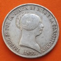 . @RARA@ ESPAÑA Reina ISABEL II 20 REALES 1855 Ceca de SEVILLA KM.593.3 MONEDA DE PLATA ISABEL 2ª POR LA GRACIA DE DIOS (BOTH)