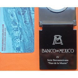 . @RARA@ MEXICO 5 NUEVOS PESOS 2000 EL HOMBRE y SU CABALLO KM.XXX MONEDA DE PLATA PROOF silver IBEROAMERICANA (BOTH)