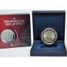 . @RARA@ ESPAÑA 10 EUROS 2021 COPA MUNDIAL DE FUTBOL DE LA FIFA QATAR 2022 MONEDA DE PLATA PROOF ESTUCHE FNMT