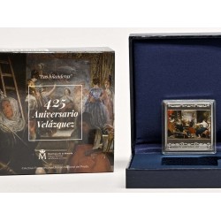 . 1 aaacoin ESPAÑA 10 EUROS 2024 VELAZQUEZ - LAS HILANDERAS MONEDA DE PLATA COLORES ESTUCHE FNMT ONZA