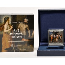 . 1 aaacoin ESPAÑA 10 EUROS 2024 VELAZQUEZ - LA FRAGUA DE VULCANO MONEDA DE PLATA COLORES ESTUCHE FNMT ONZA