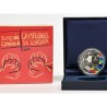 . 1 aaacoin @ENVIO HOY@ ESPAÑA 10 EUROS 2024 CAMPEONATO DE FUTBOL UEFA EURO MONEDA DE PLATA @COLORES@ ESTUCHE FNMT