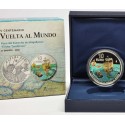. @RARA@ ESPAÑA 10 EUROS 2020 Serie VUELTA AL MUNDO ESTRECHO DE MAGALLANES @COLOR@ 2ª MONEDA PLATA FNMT