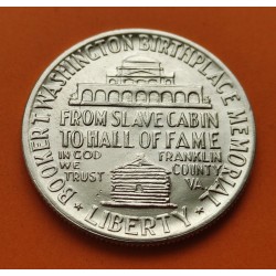 ESTADOS UNIDOS 1/2 DOLAR 1951 BOOKER T. WASHINGTON MEMORIAL KM.198 MONEDA DE PLATA SC Half Dollar commemorative