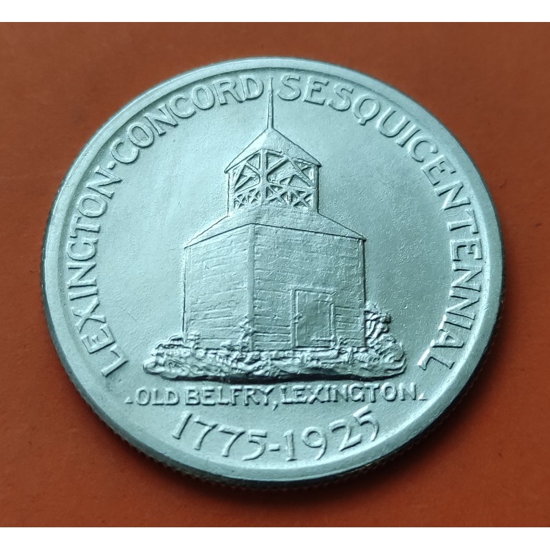 ESTADOS UNIDOS 1/2 DOLAR 1936 LEXINGTON CONCORD SESQUICENTENNIAL MONEDA DE PLATA SC Half Dollar Commemorative