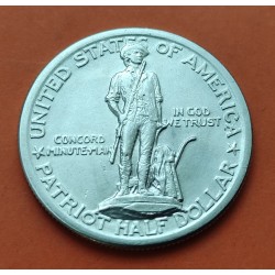 ESTADOS UNIDOS 1/2 DOLAR 1936 LEXINGTON CONCORD SESQUICENTENNIAL MONEDA DE PLATA SC Half Dollar Commemorative
