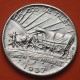 . @LUJO@ ESTADOS UNIDOS 1/2 DOLAR 1937 D JEFE INDIO - OREGON TRAIL KM.159 MONEDA DE PLATA USA Half Dollar Commemorative