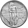 . @LUJO@ ESTADOS UNIDOS 1/2 DOLAR 1937 D JEFE INDIO - OREGON TRAIL KM.159 MONEDA DE PLATA USA Half Dollar Commemorative