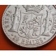 . @ÚLTIMO AÑO DE EMISIÓN@ ESPAÑA Reina ISABEL II 10 REALES 1864 Ceca de MADRID KM.611.2 MONEDA DE PLATA MBC-