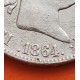 . @ÚLTIMO AÑO DE EMISIÓN@ ESPAÑA Reina ISABEL II 10 REALES 1864 Ceca de MADRID KM.611.2 MONEDA DE PLATA MBC-