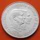 . @RARA@ GROENLANDIA Territorio de DINAMARCA 2 KRONER 1953 MAPA y MONARCAS KM.844 MONEDA DE PLATA Denmark