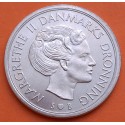 DINAMARCA 5 KRONER 1976 REINA MARGARITA II KM.863.1 @GRAN TAMAÑO@ MONEDA DE NICKEL SC- Denmark