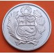 PERU 100 SOLES DE ORO 1980 ESCUDO y VALOR 1º AÑO DE EMISIÓN KM.283 MONEDA DE NICKEL SC-