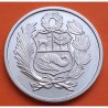 PERU 100 SOLES DE ORO 1980 ESCUDO y VALOR 1º AÑO DE EMISIÓN KM.283 MONEDA DE NICKEL SC-