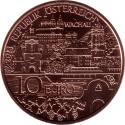 AUSTRIA 10 EUROS 2013 PRECIOSA ACUÑACION REGION DE WACHAU COBRE SC
