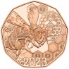 AUSTRIA 5 EUROS 2023 ABEJA Serie PASCUA MONEDA DE COBRE SC Osterreich coin