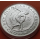. @Tirada 999 - 5 ONZAS@ GIBRALTAR 5 CROWN 1991 DISCÓBOLO OLIMPIADA BARCELONA 92 KM.XXX MONEDA DE PLATA CÁPSULA