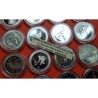 . 13 ONZAS DE PLATA PURA x España 2000 PESETAS 1990+1991+1992 OLIMPIADA DE BARCELONA PROOF ESTUCHE FNMT 16 monedas