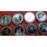 . 13 ONZAS DE PLATA PURA x España 2000 PESETAS 1990+1991+1992 OLIMPIADA DE BARCELONA PROOF ESTUCHE FNMT 16 monedas