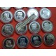 . 13 ONZAS DE PLATA PURA x España 2000 PESETAS 1990+1991+1992 OLIMPIADA DE BARCELONA PROOF ESTUCHE FNMT 16 monedas